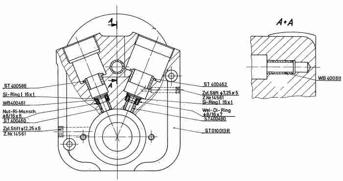 Gehäuse-Vormontage ST 300 081-U